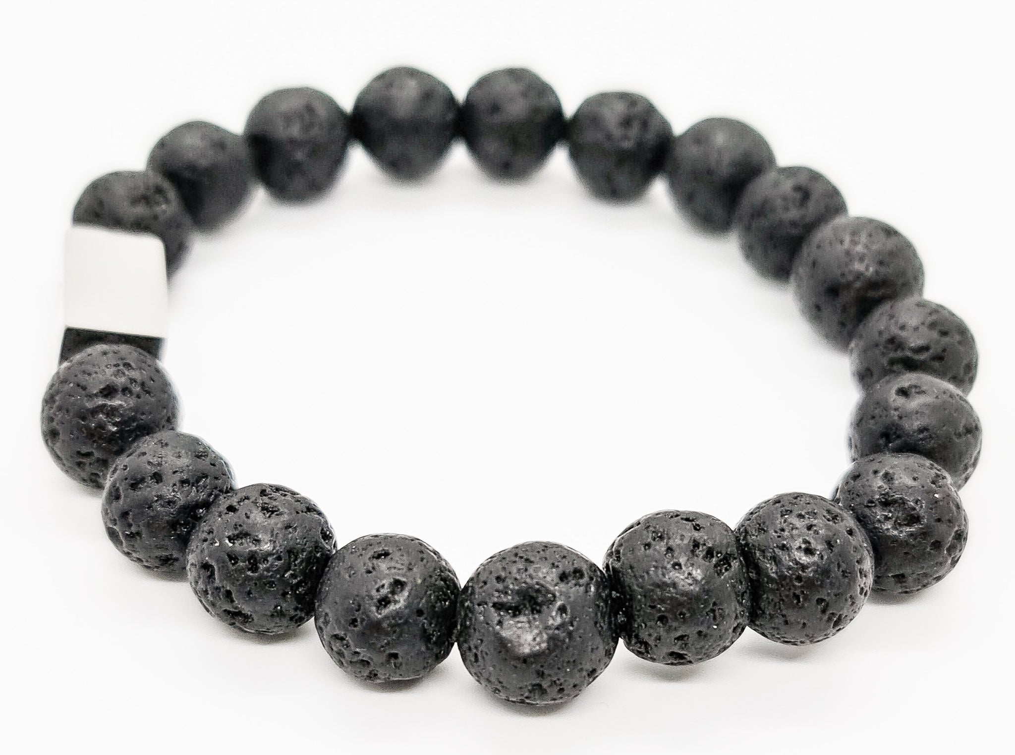 Black Lava Beads